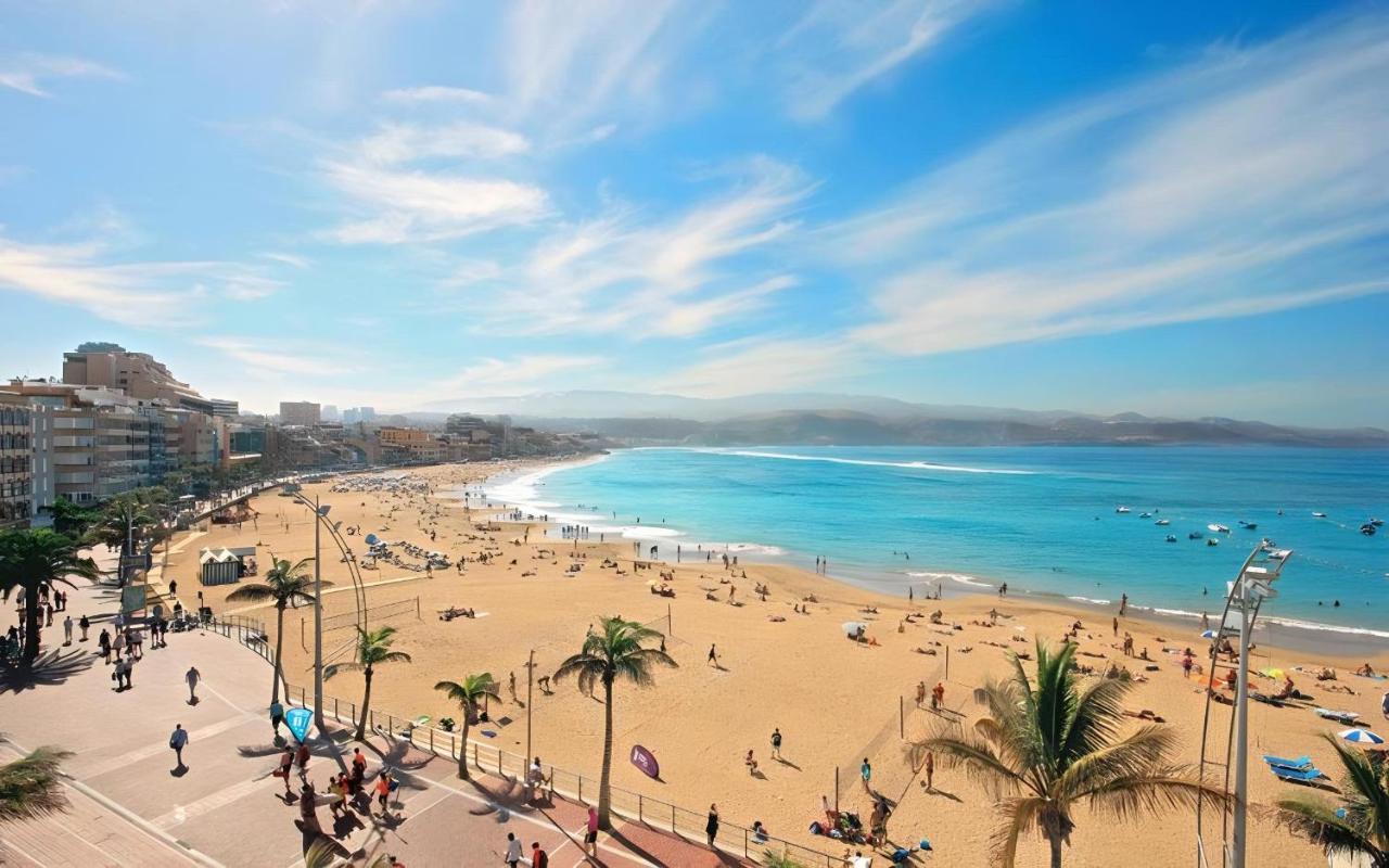 Upscale***Las Canteras Beach***Balcony Daire Las Palmas de Gran Canaria Dış mekan fotoğraf